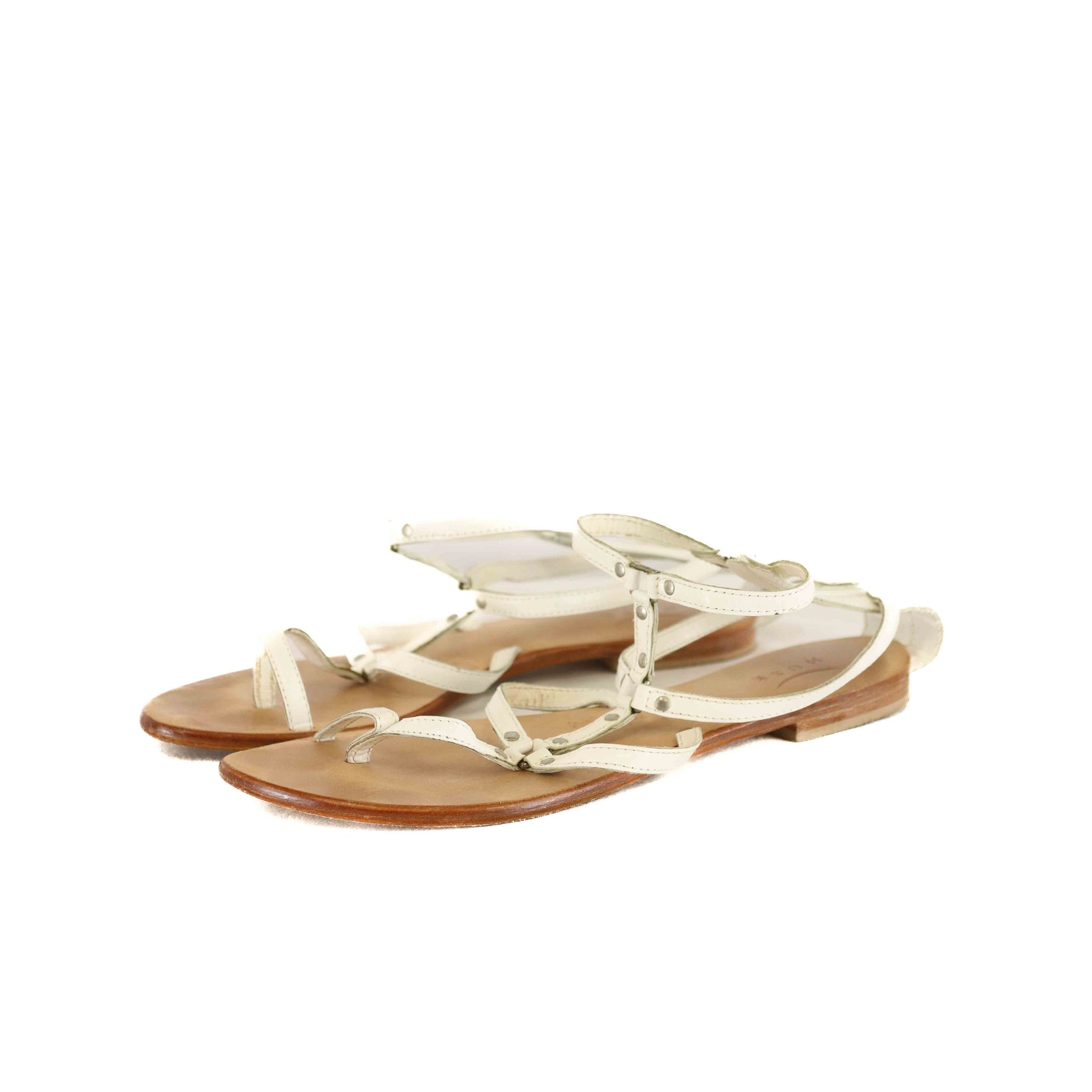 Husk White Sandals 38