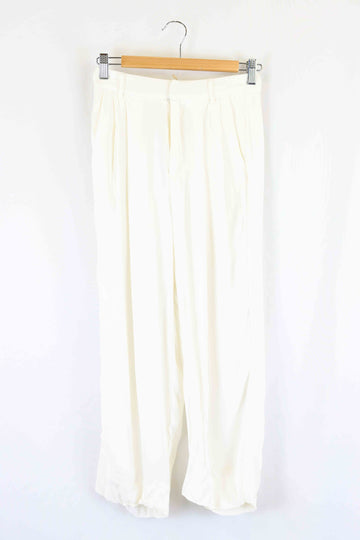 White Bardot Straight Leg Pants 6