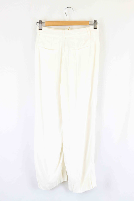 White Bardot Straight Leg Pants 6