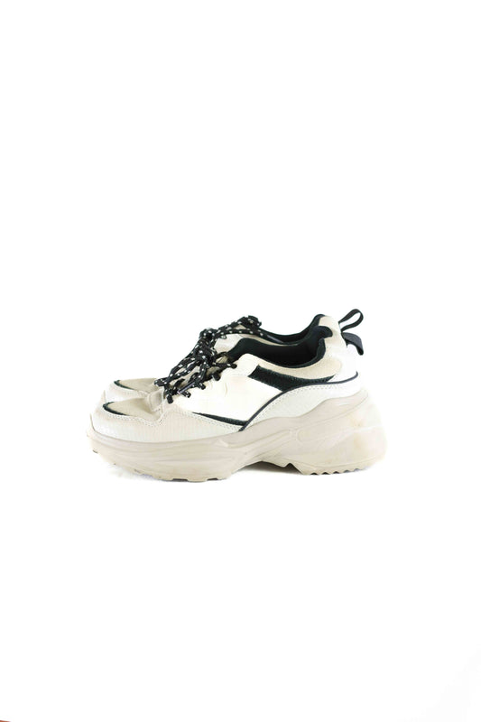 Wittner Cream and Black Sneakers AU/US 4.5 (EU 35)