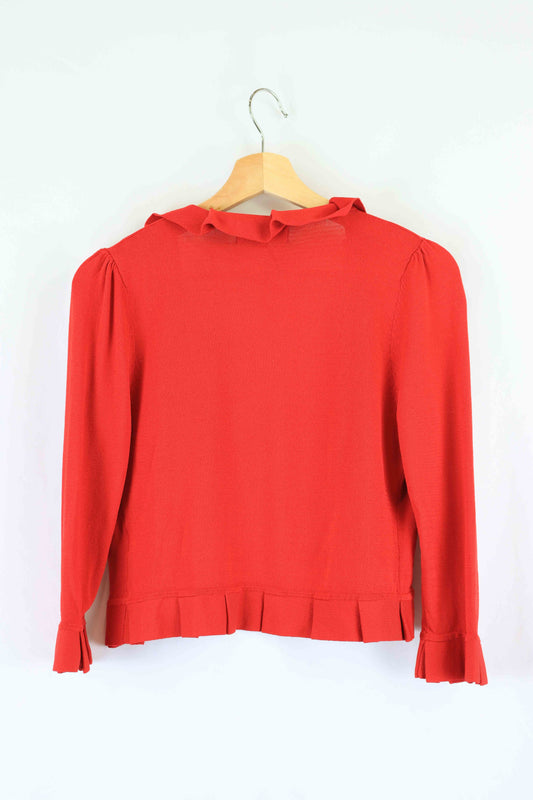 Miss Anne Red Cardigan M