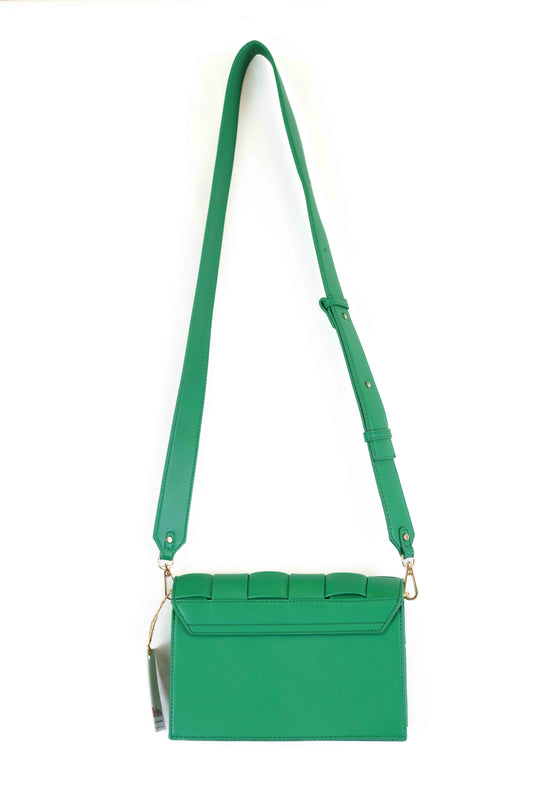 Stella + Gemma Green Woven Crossbody Bag