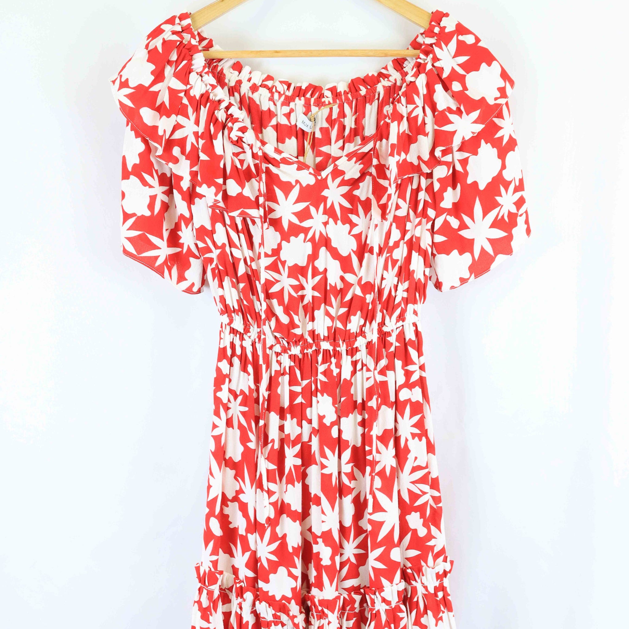 MLM Red Floral Dress 8