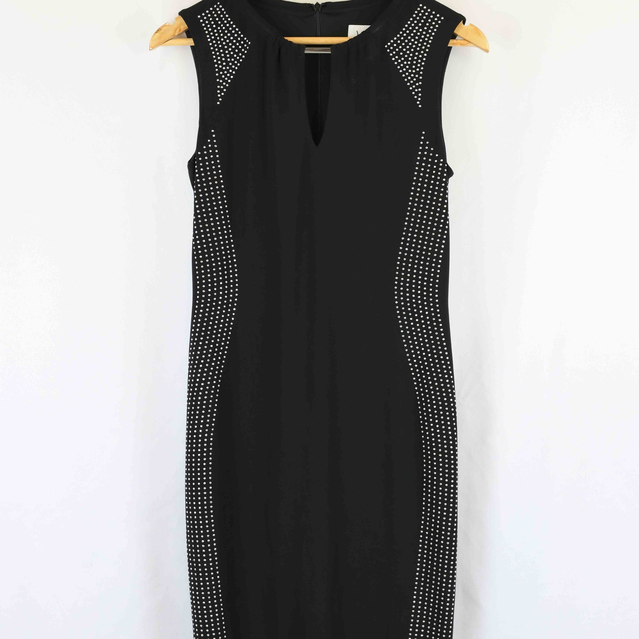 Joseph Ribkoff Black Studded Dress 8