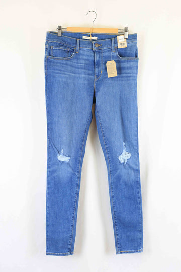 Levis 710 Super Skinny Blue Jeans 13