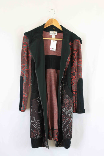 Joseph Ribkoff Red and Black Coat 8