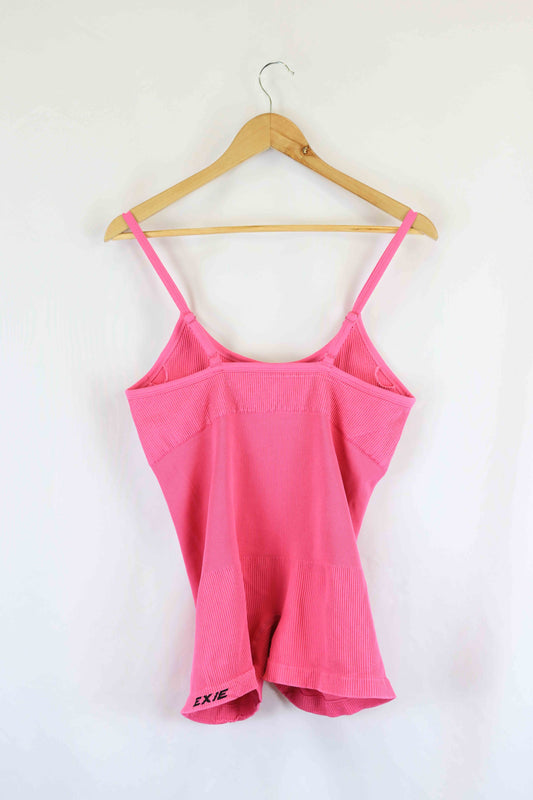 Exie Hot Pink Sports Romper XL