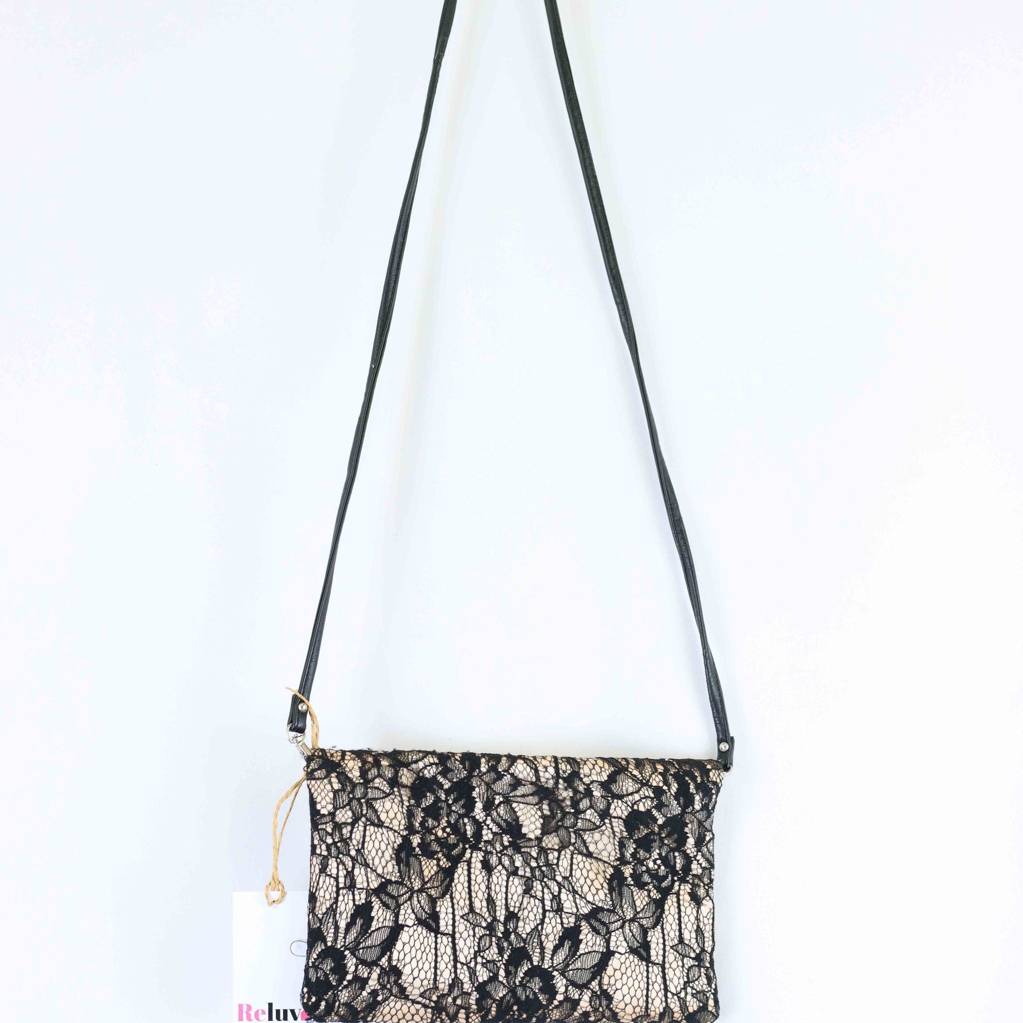 Forever New Black Lace Bag