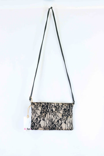 Forever New Black Lace Bag