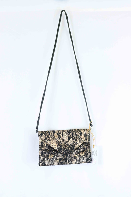 Forever New Black Lace Bag