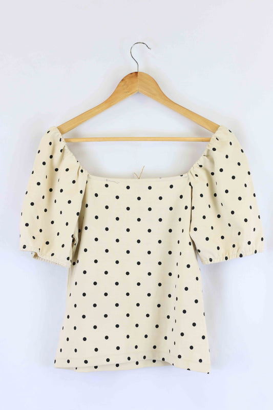 Seed Heritage Polka Dot Top S