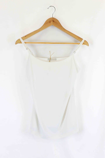 Morrison White Singlet S