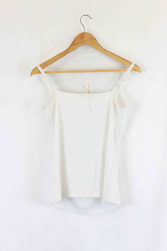 Morrison White Singlet S