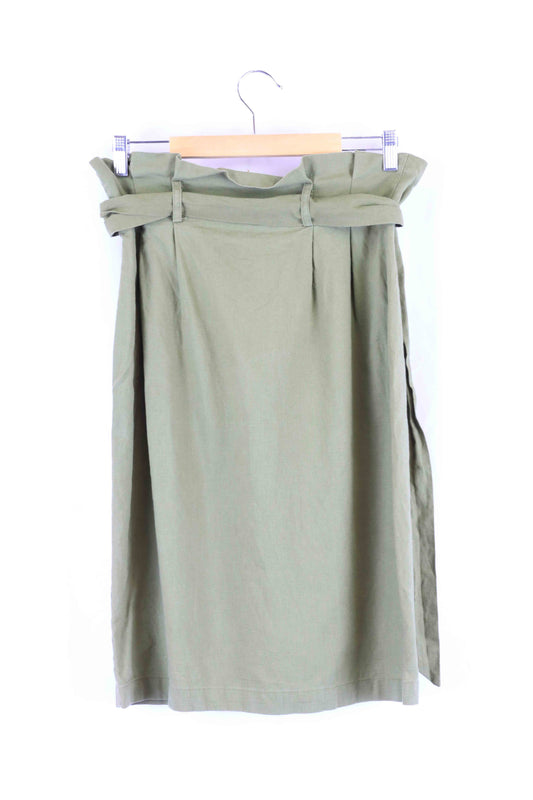 Atmos & Here Green Midi Skirt 12