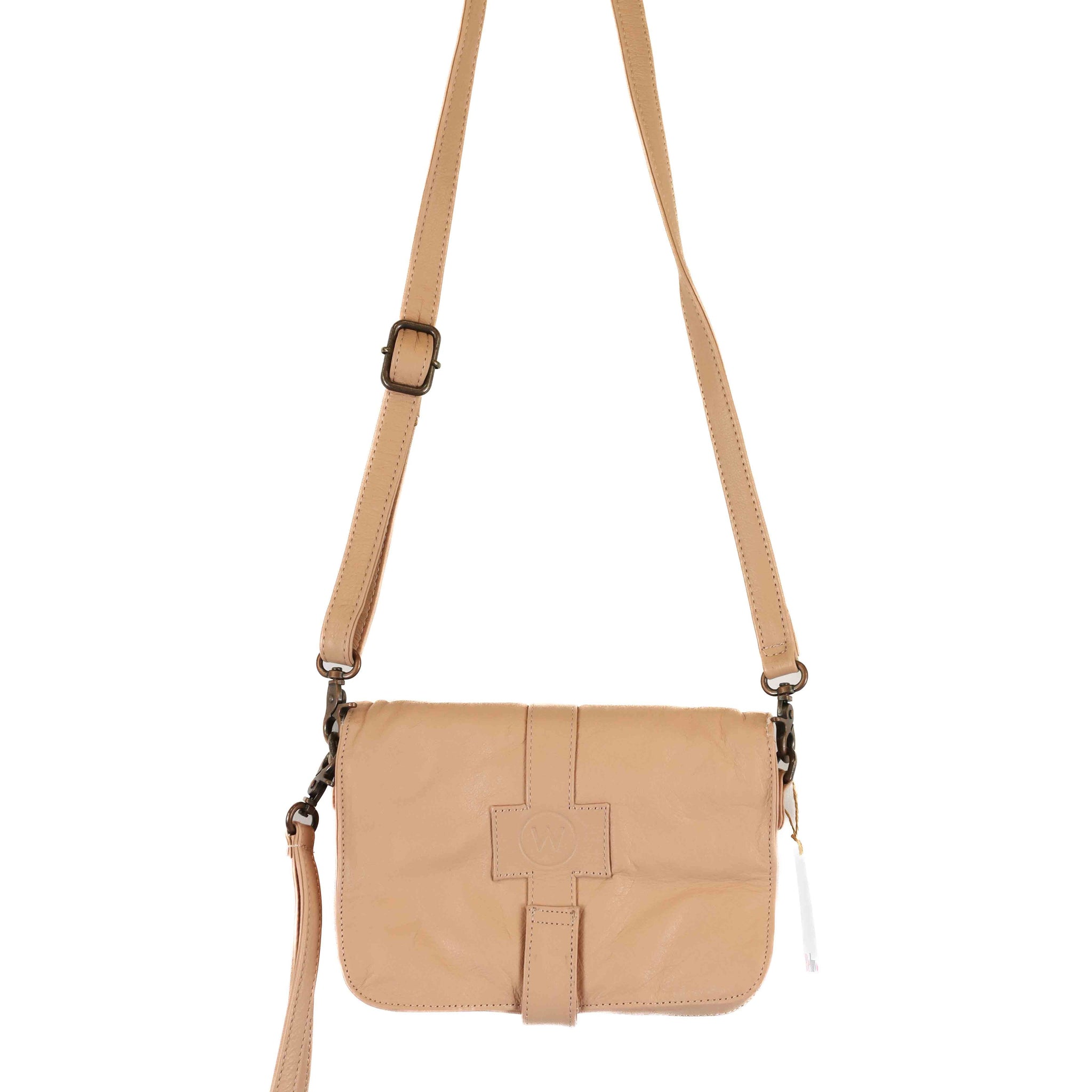 The Wanderers Travel Co Peach Crossbody Bag