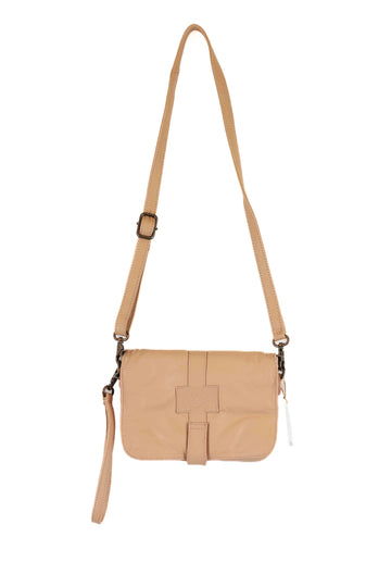 The Wanderers Travel Co Peach Crossbody Bag