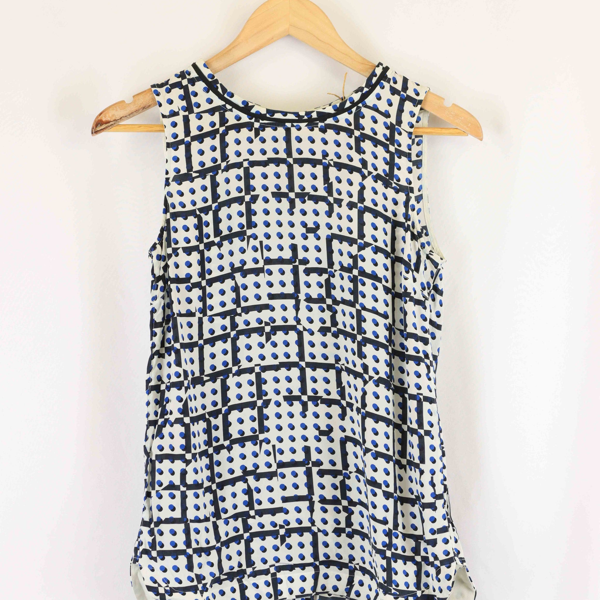 Marcs Patterned Blue Top 8