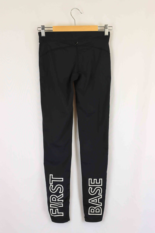 First Base Black Leggings S