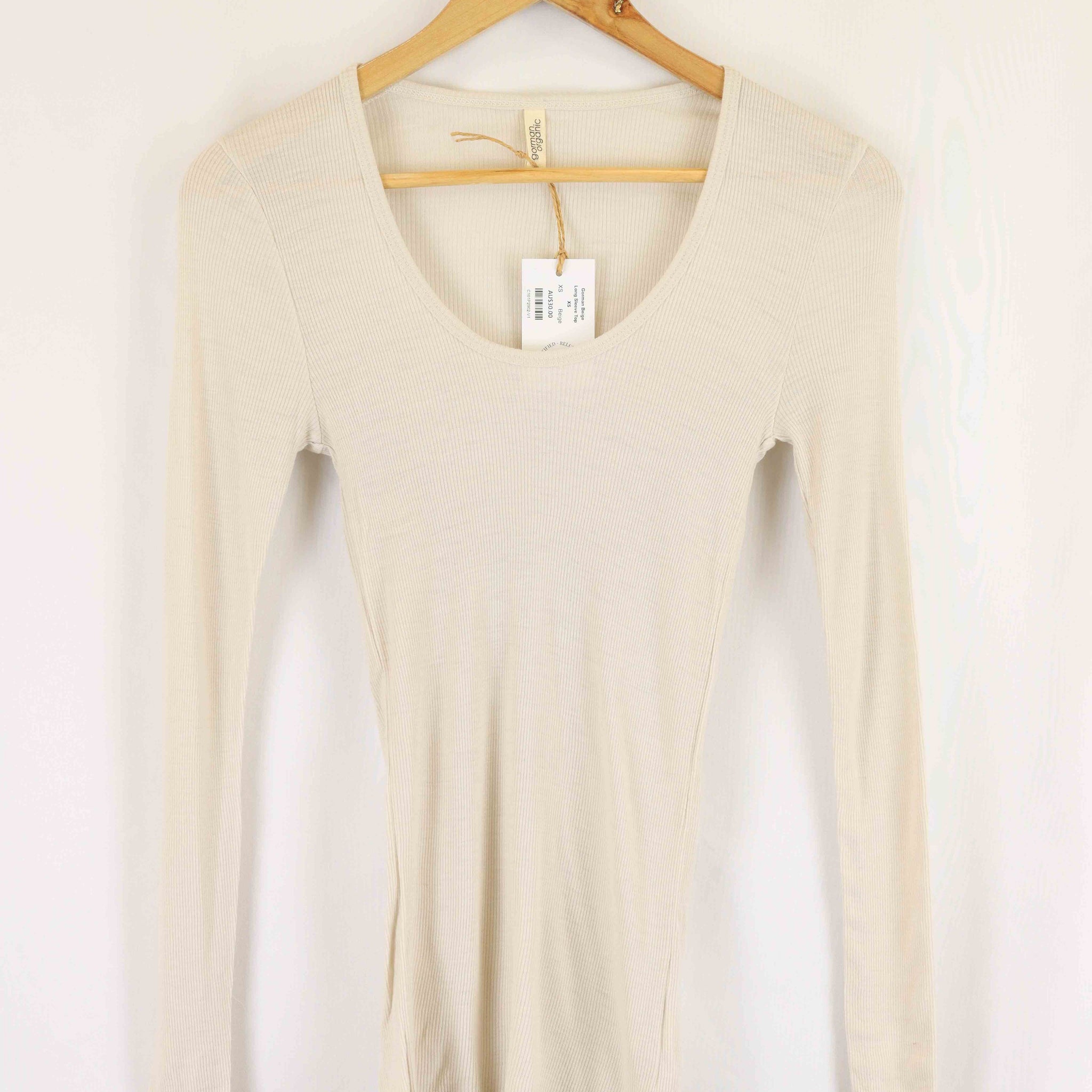 Gorman Beige Long Sleeve Top XS