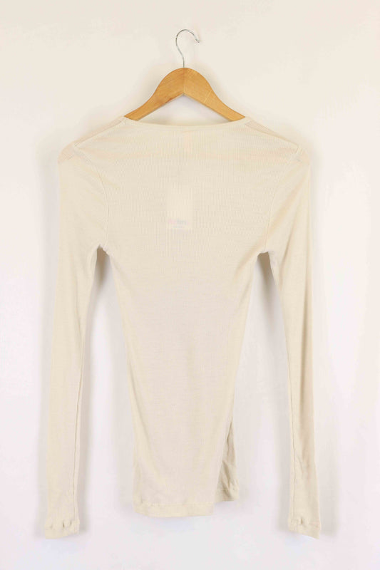 Gorman Beige Long Sleeve Top XS