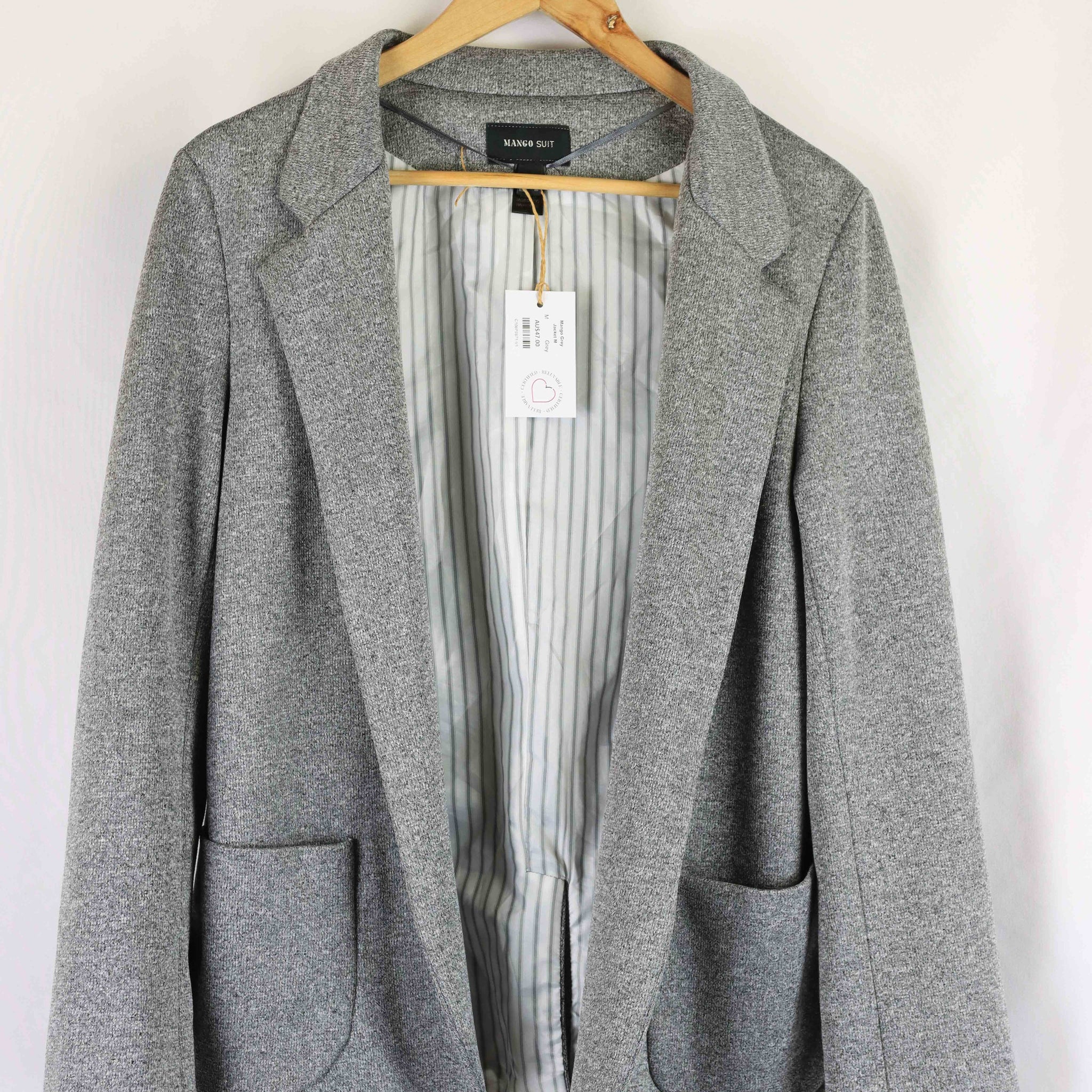 Mango Grey Jacket M