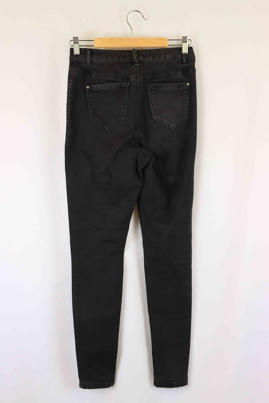 Vice Black High Waist Skinny Jeans AU 12 / 30