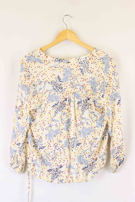 World Of Nomads Floral Top S