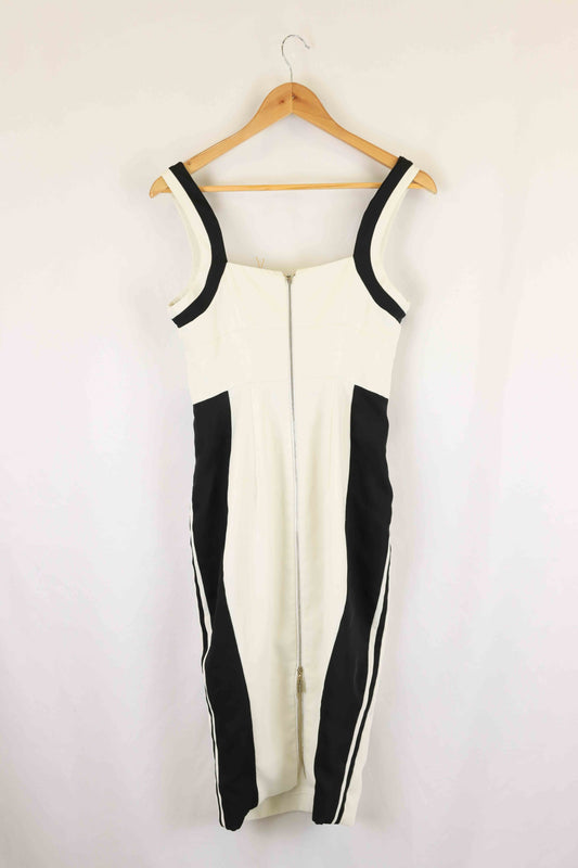 Mangano Black And White Dress S