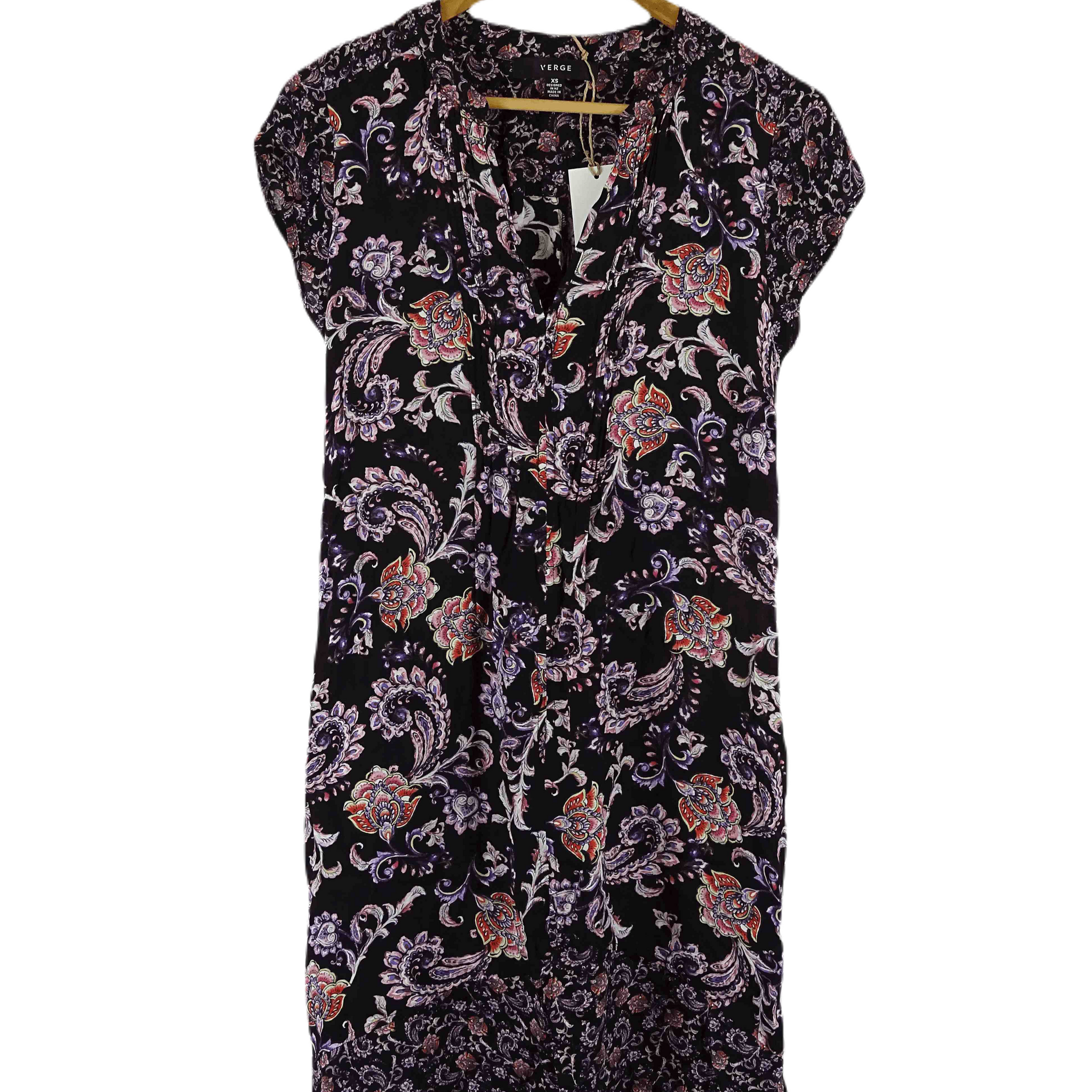 Verge Floral Dress XS