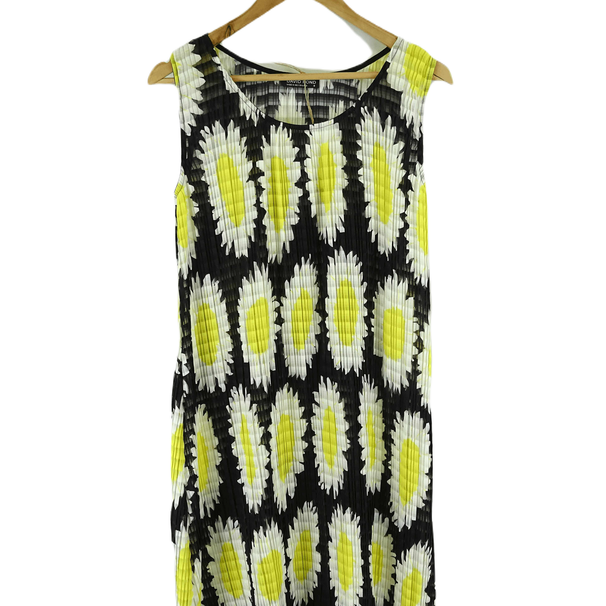 David Pond Black And Yellow Dress 8