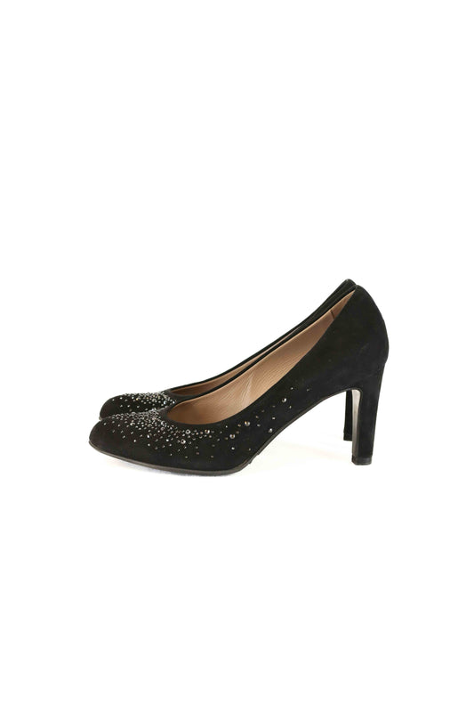 Mauro Teci Suede Sparkle Pumps 36.5