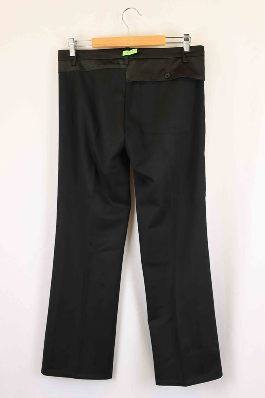 David Pond Black Straight Leg Work Pants 8