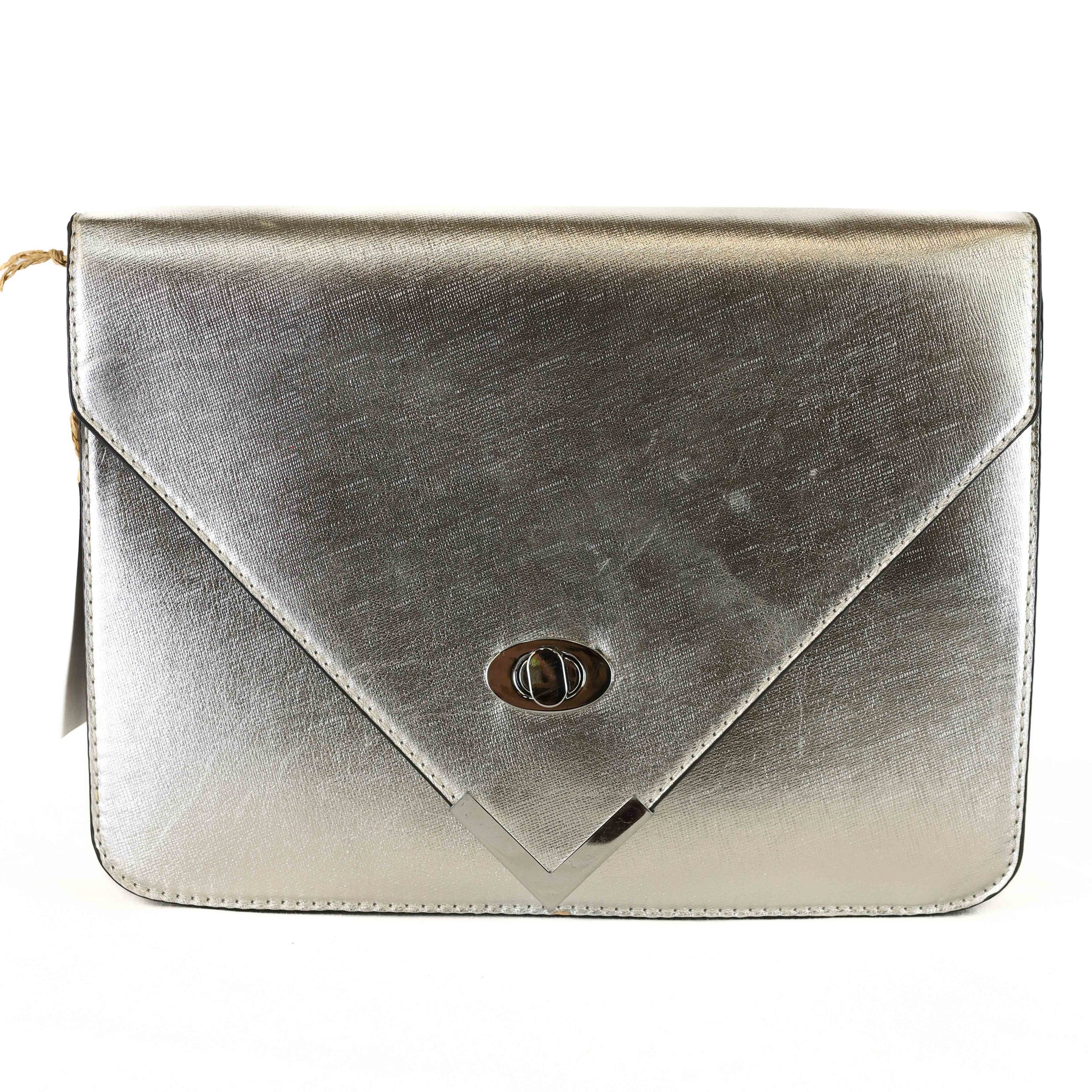 Vera May Silver Clutch