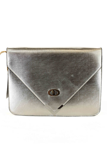 Vera May Silver Clutch