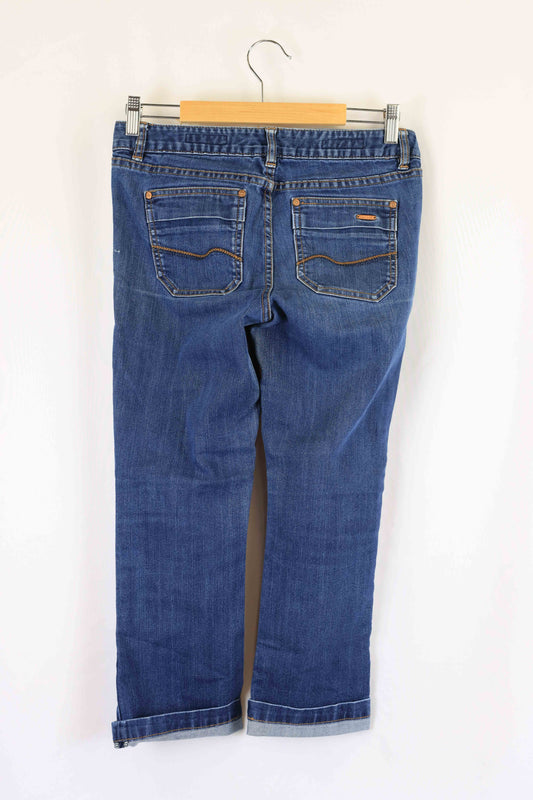 Jag Jeans Blue Mid Rise Straight Leg Jean AU 9 / 27