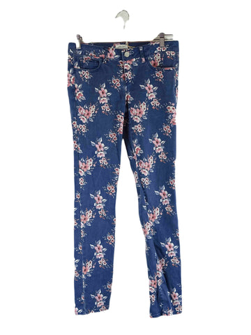 Aeropostale Blue Floral Pants 12