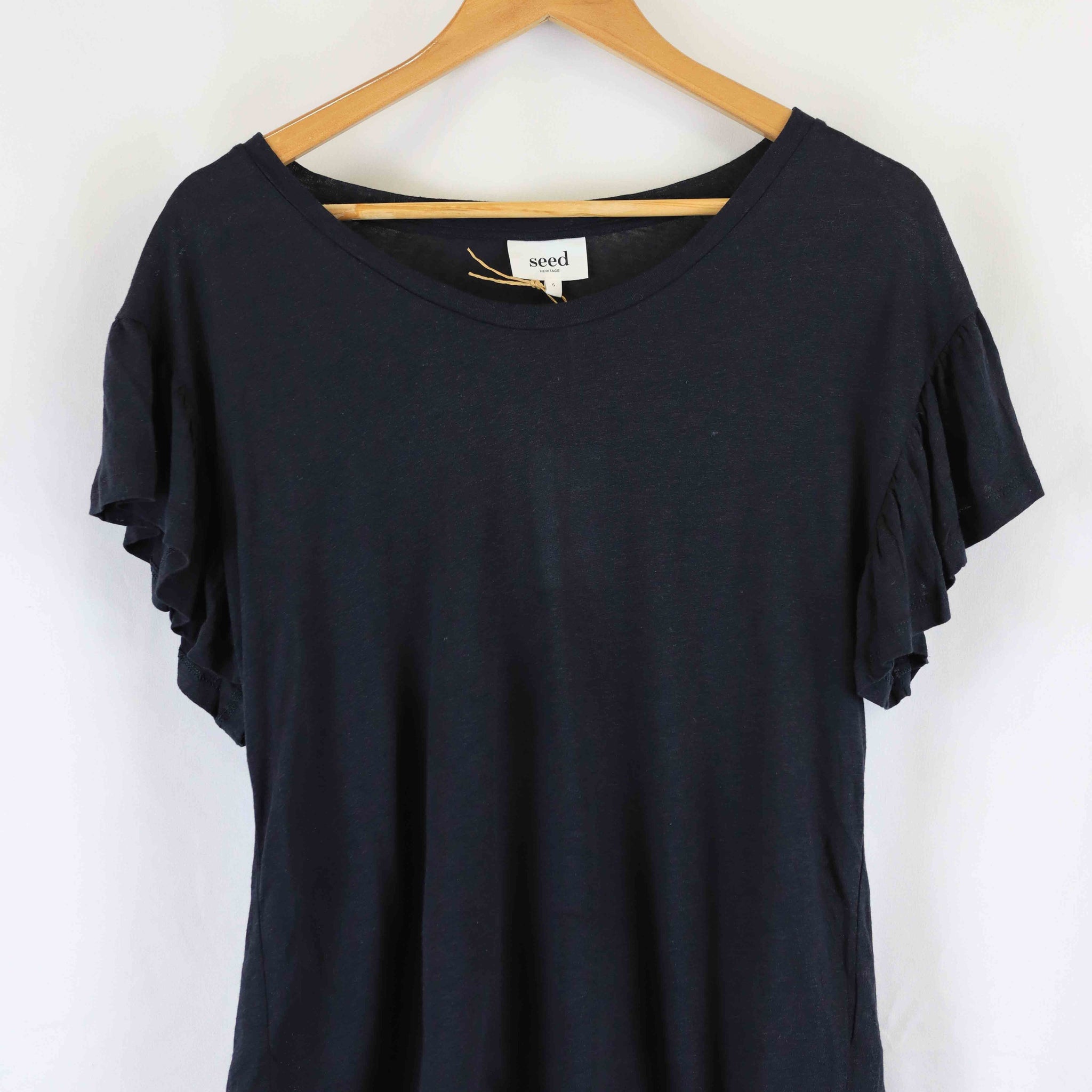 Seed Heritage Black T-shirt S