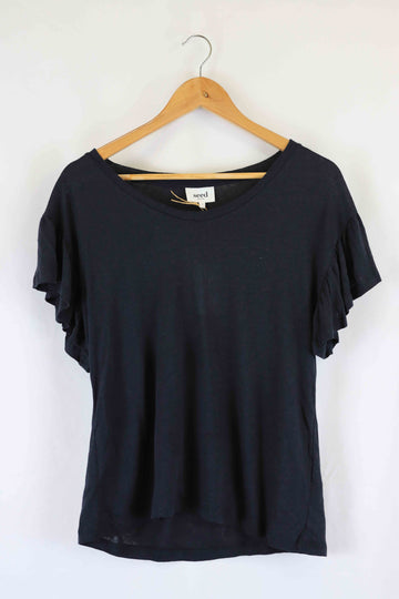 Seed Heritage Black T-shirt S