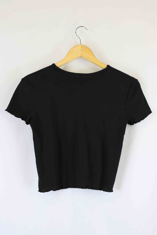 Miss Shop Black T-shirt S