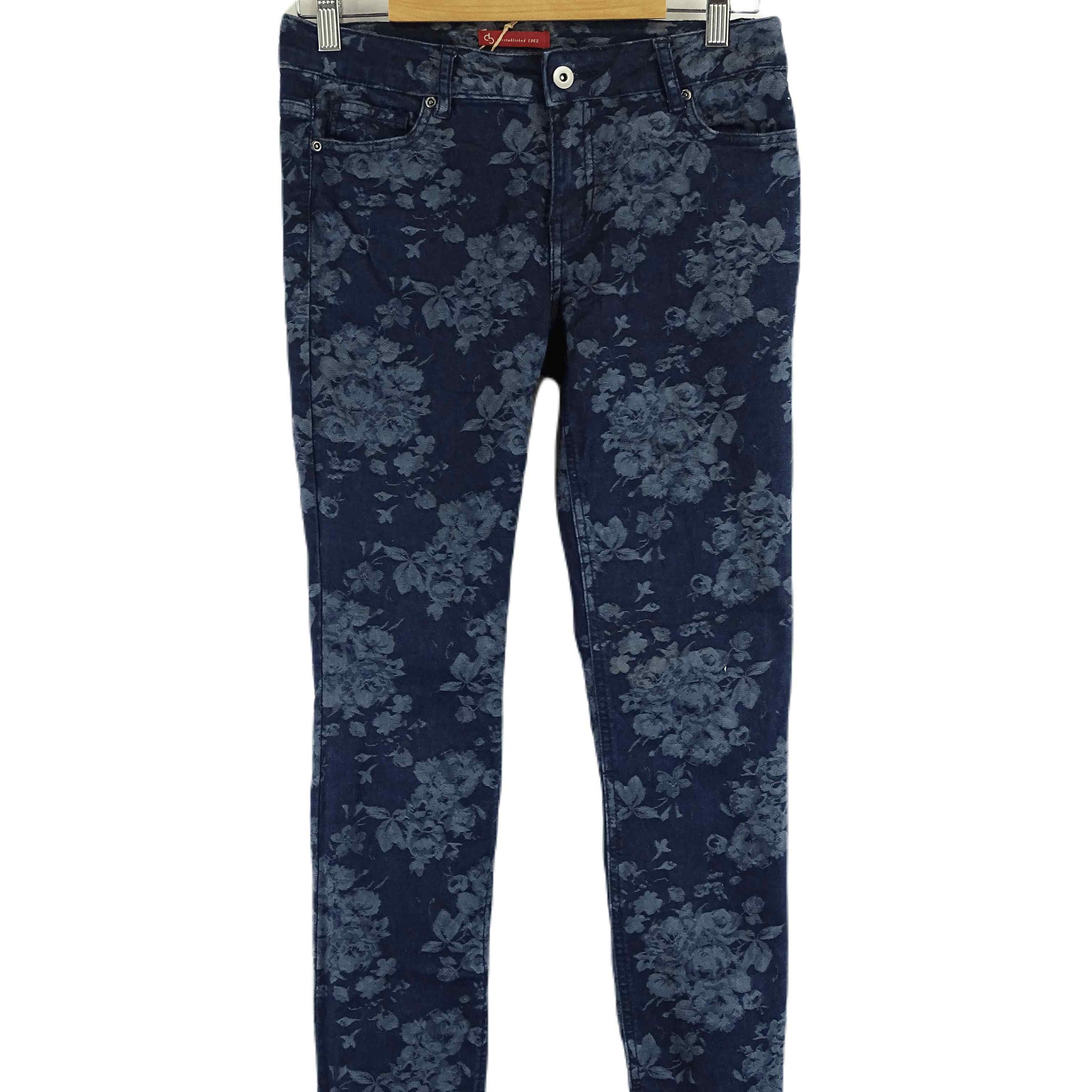 DB Blue Floral Jeans 4