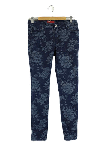 DB Blue Floral Jeans 4