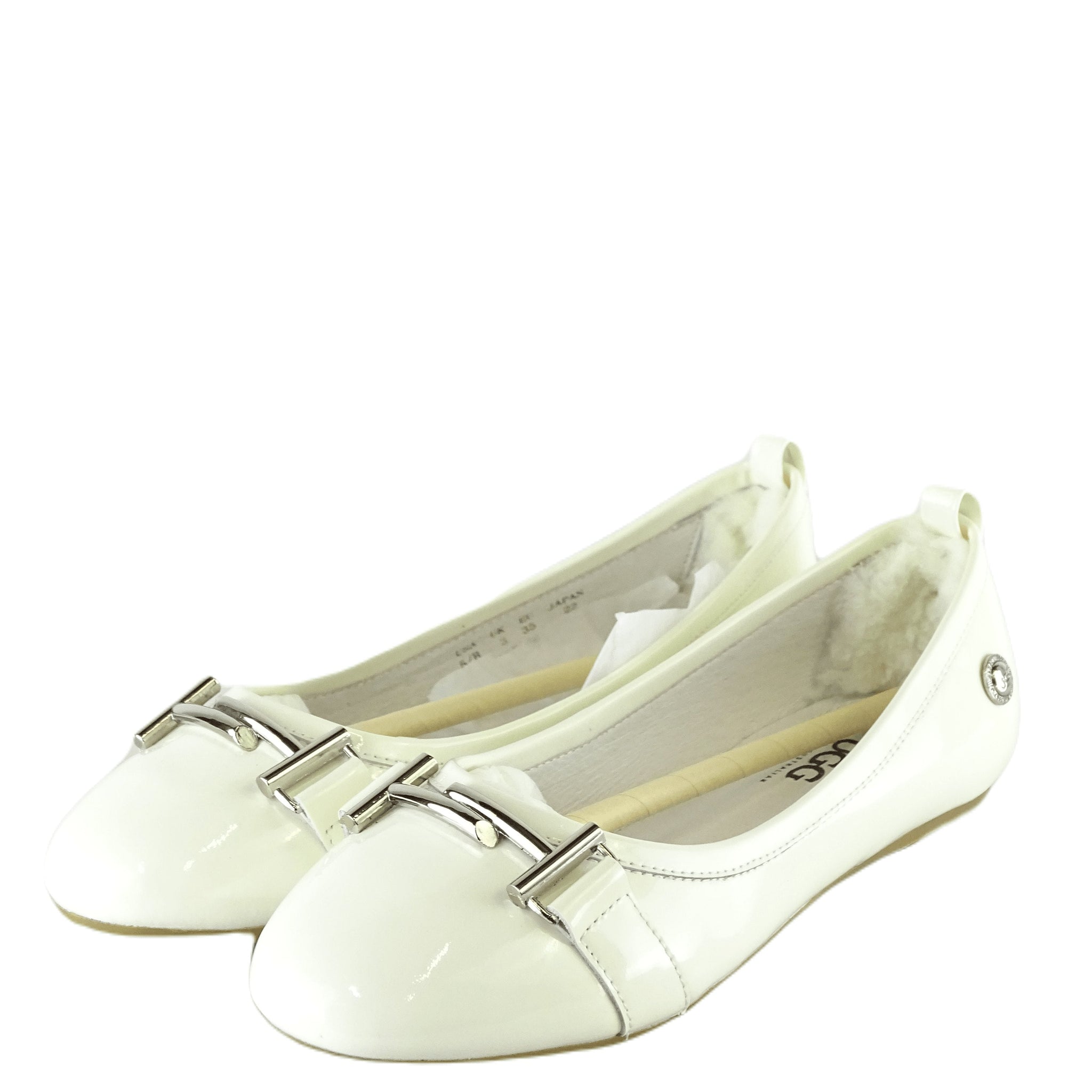 UGG White Slip Ons 35