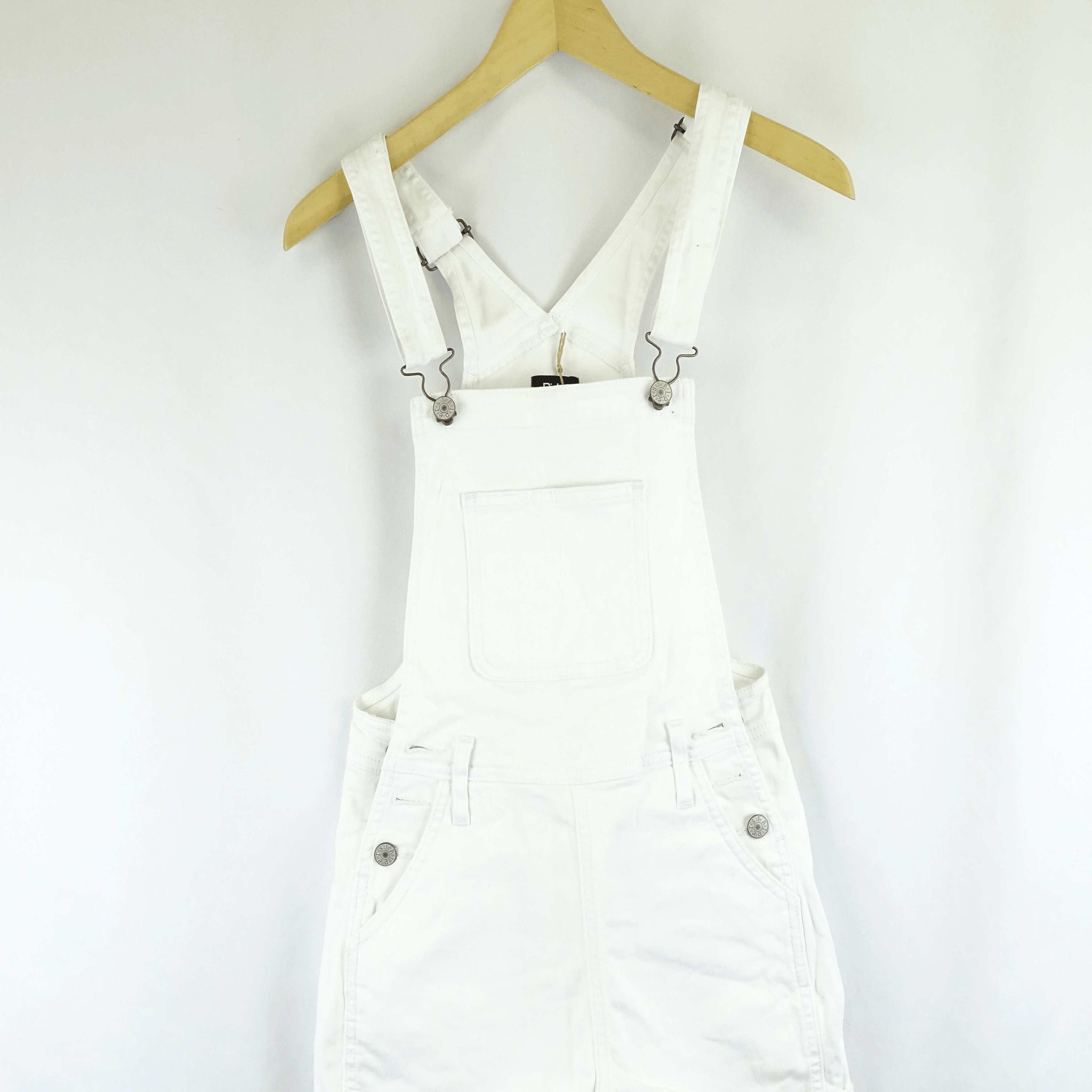 Riders White Denim Overalls 8