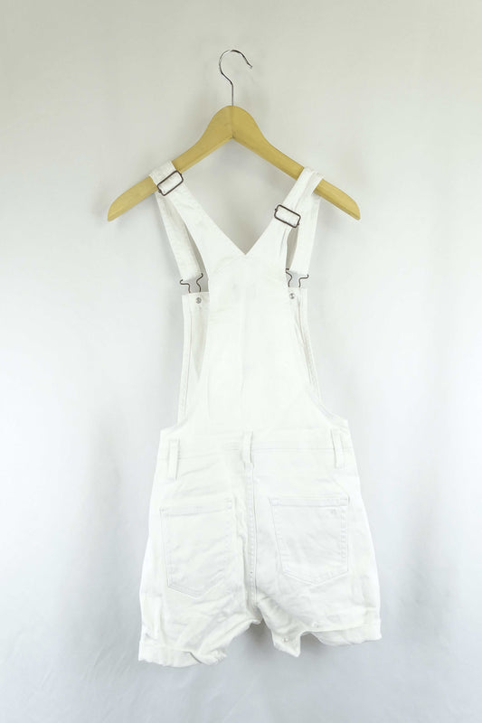 Riders White Denim Overalls 8