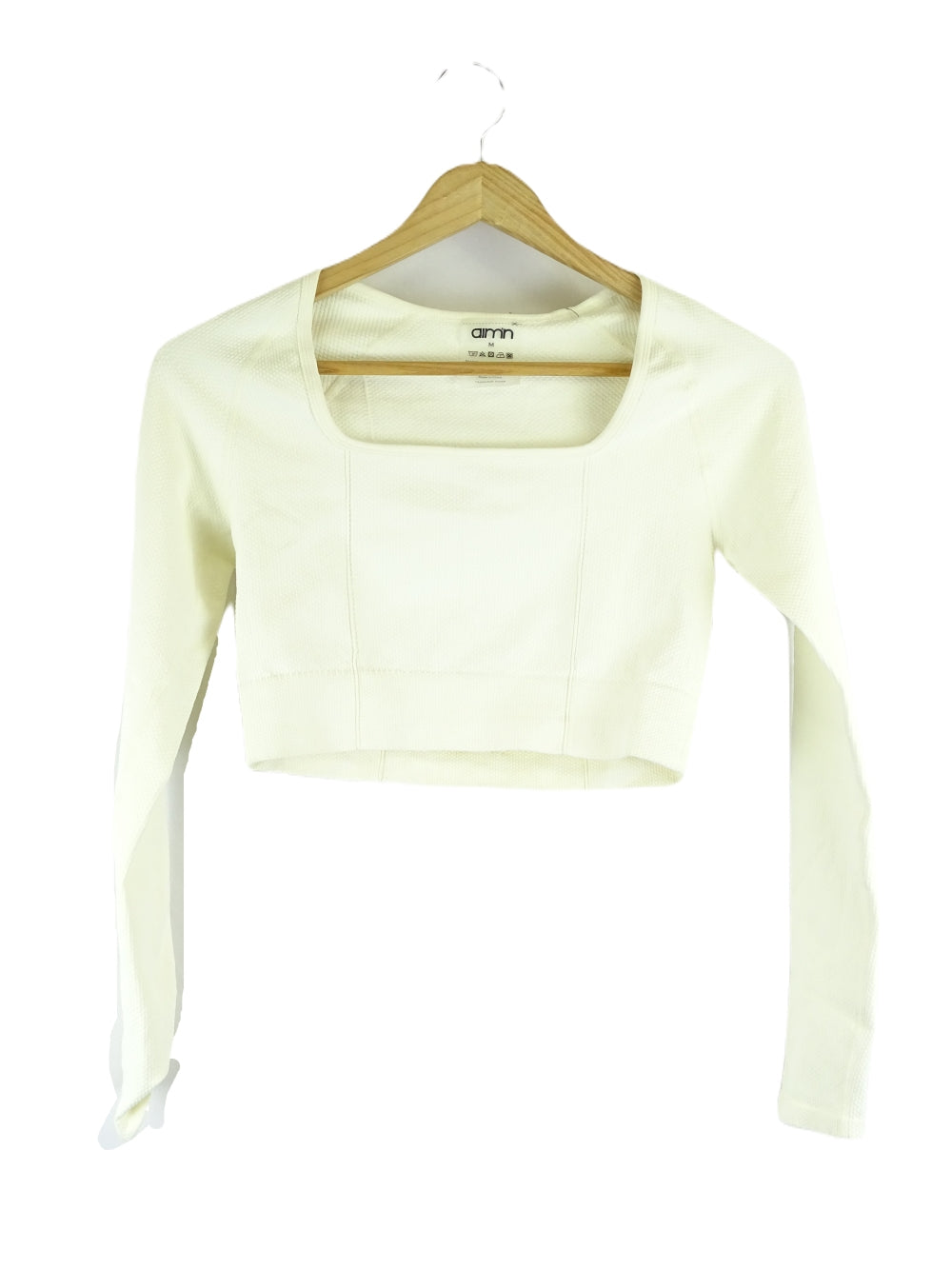 Aim'n Cream Longsleeve Crop Top M