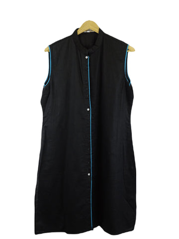 Westside Black and Blue Tunic Dress XL