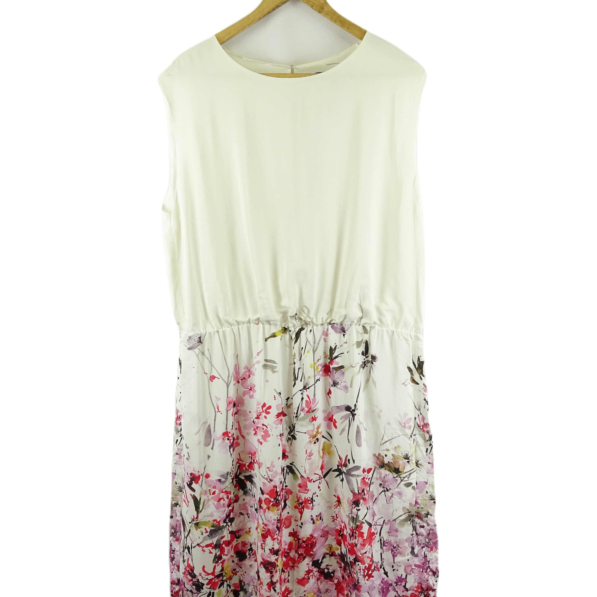 Esprit White Floral Midi Dress 12