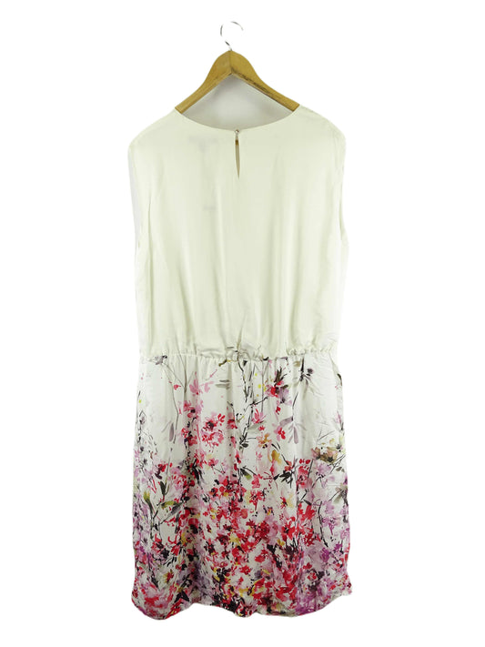 Esprit White Floral Midi Dress 12