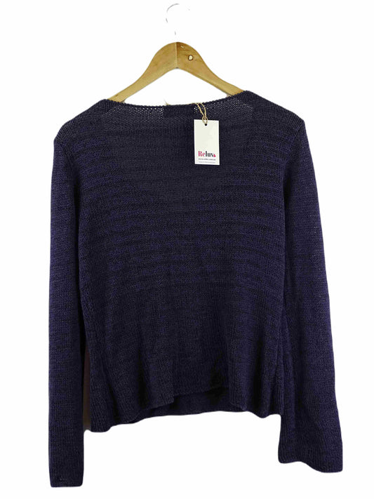 Aura Knits Purple Knit Jumper S