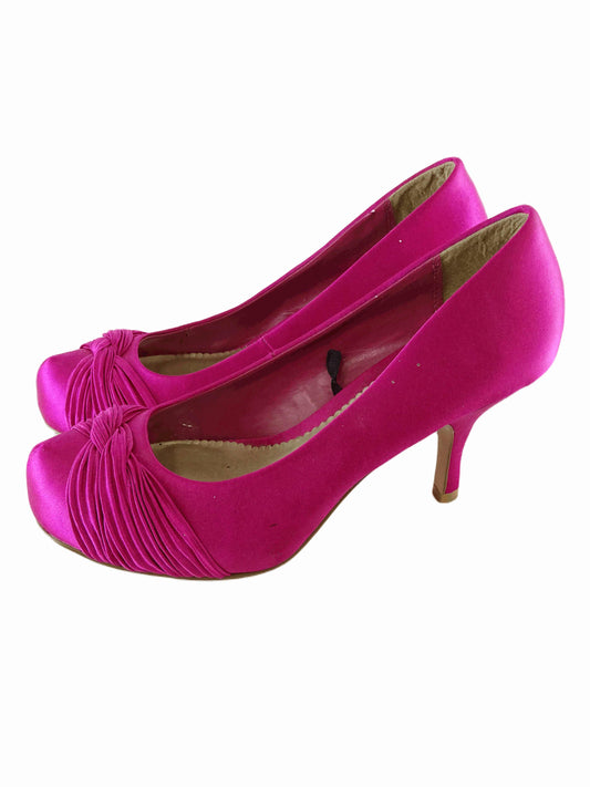 Debut Pink Satin Heels 38